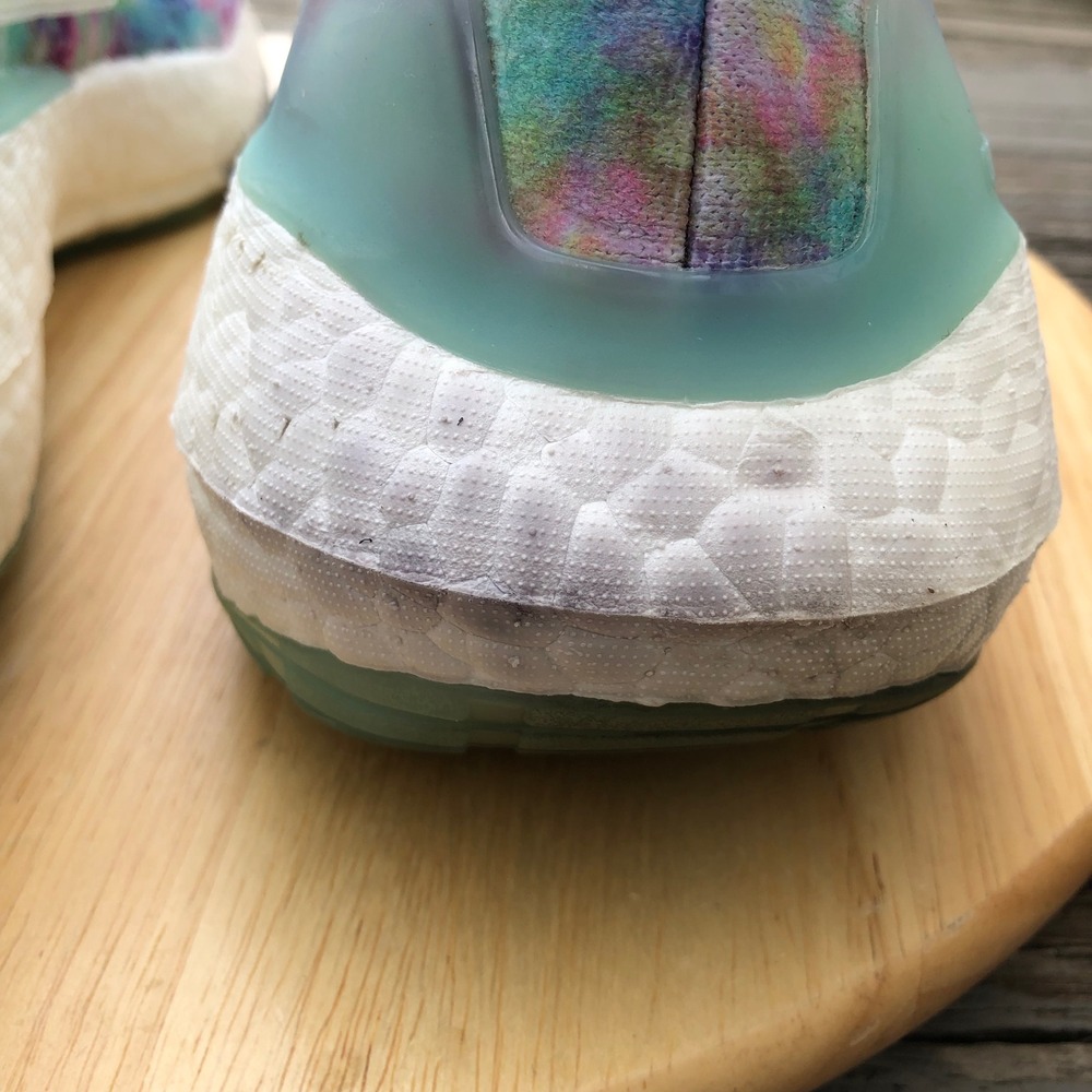 Adidas UltraBoost 21 GZ7104 Womens 9.5 US Pink Tie Dye Purple Running Shoes Gym - Picture 10 of 13